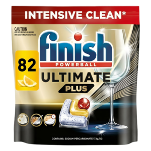 Finish Ultimate Plus Dishwashing Tablets Lemon 82 Pack